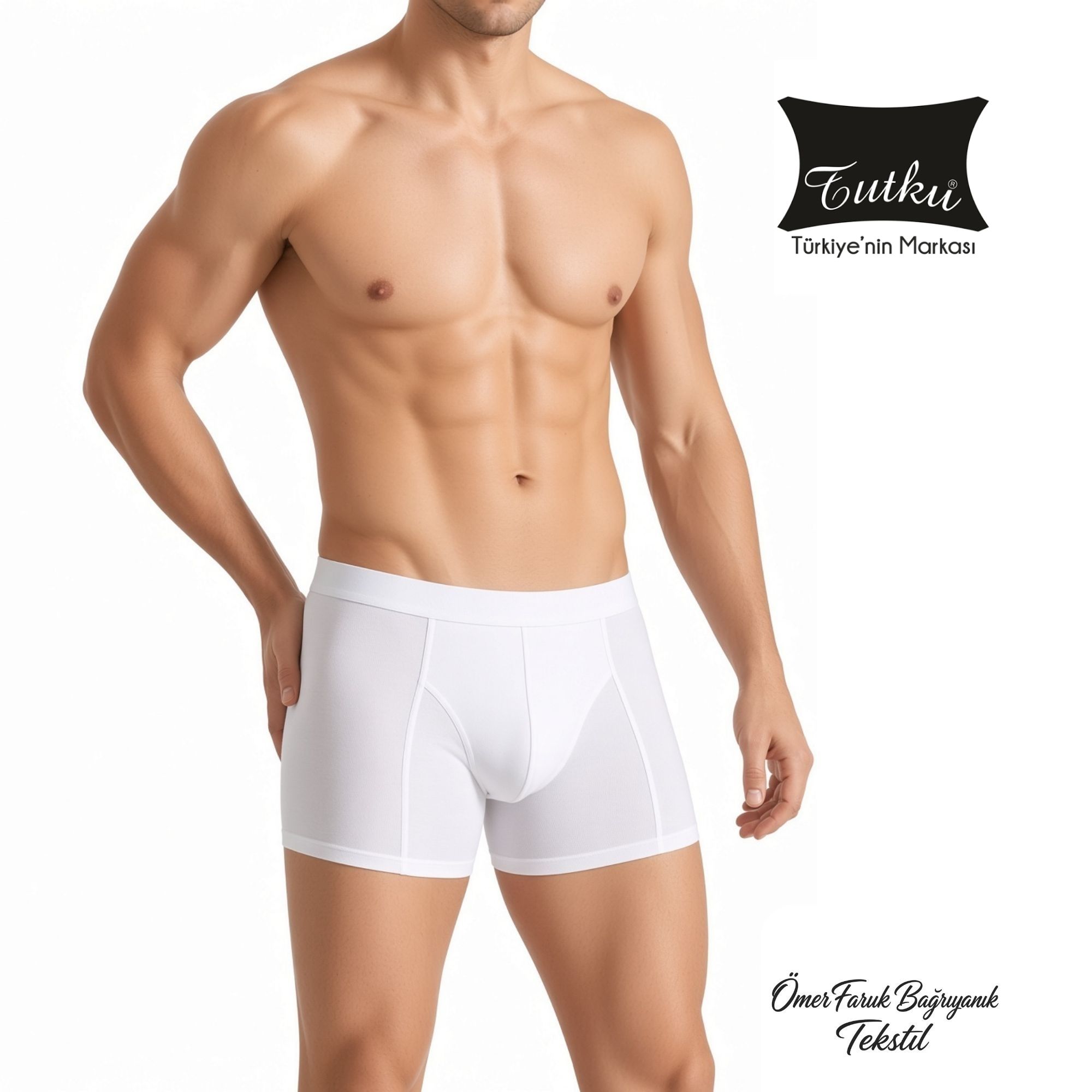 Tutku Erkek Likralı Elastan Boxer