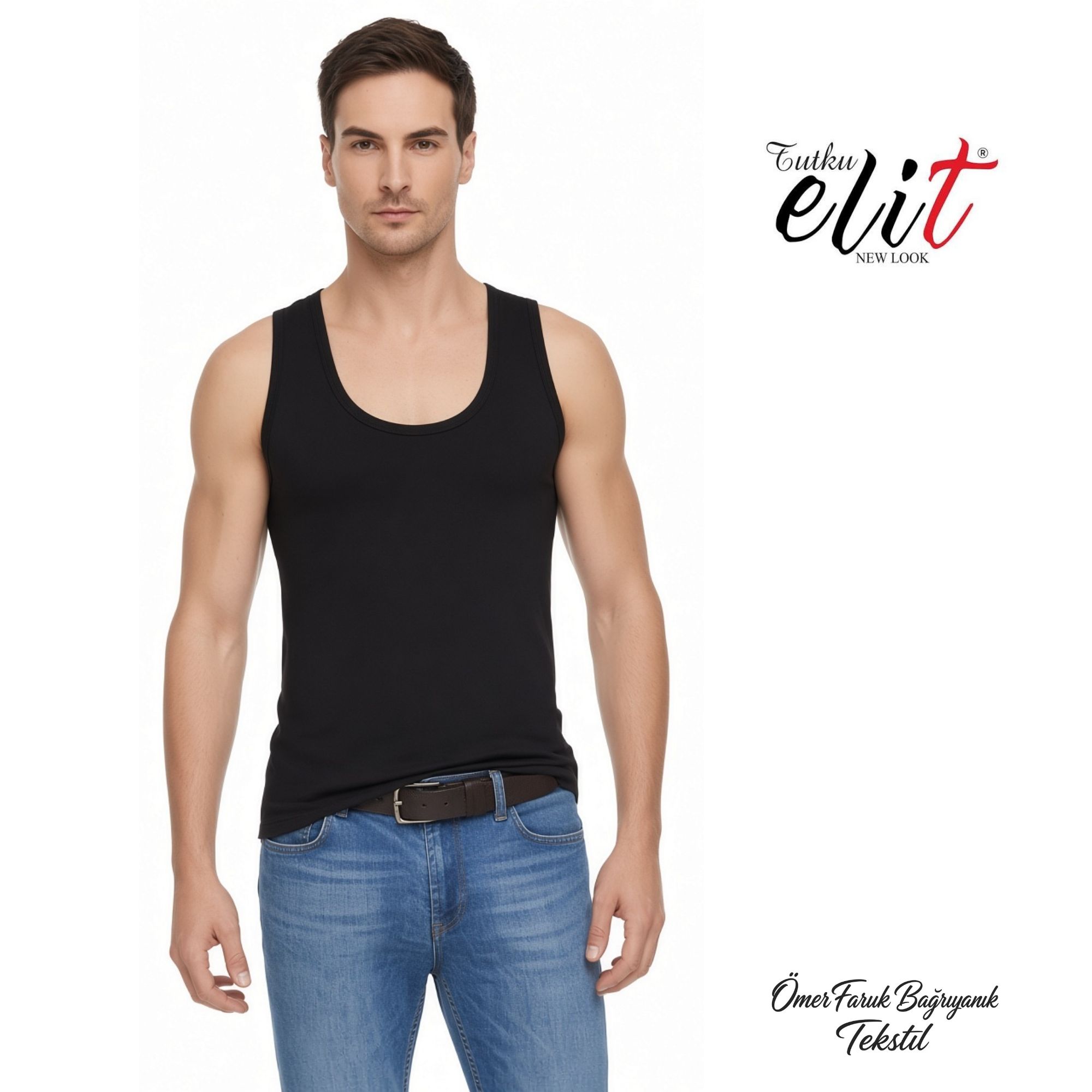 Tutku Elit Siyah Elastan Modal Atlet 1021