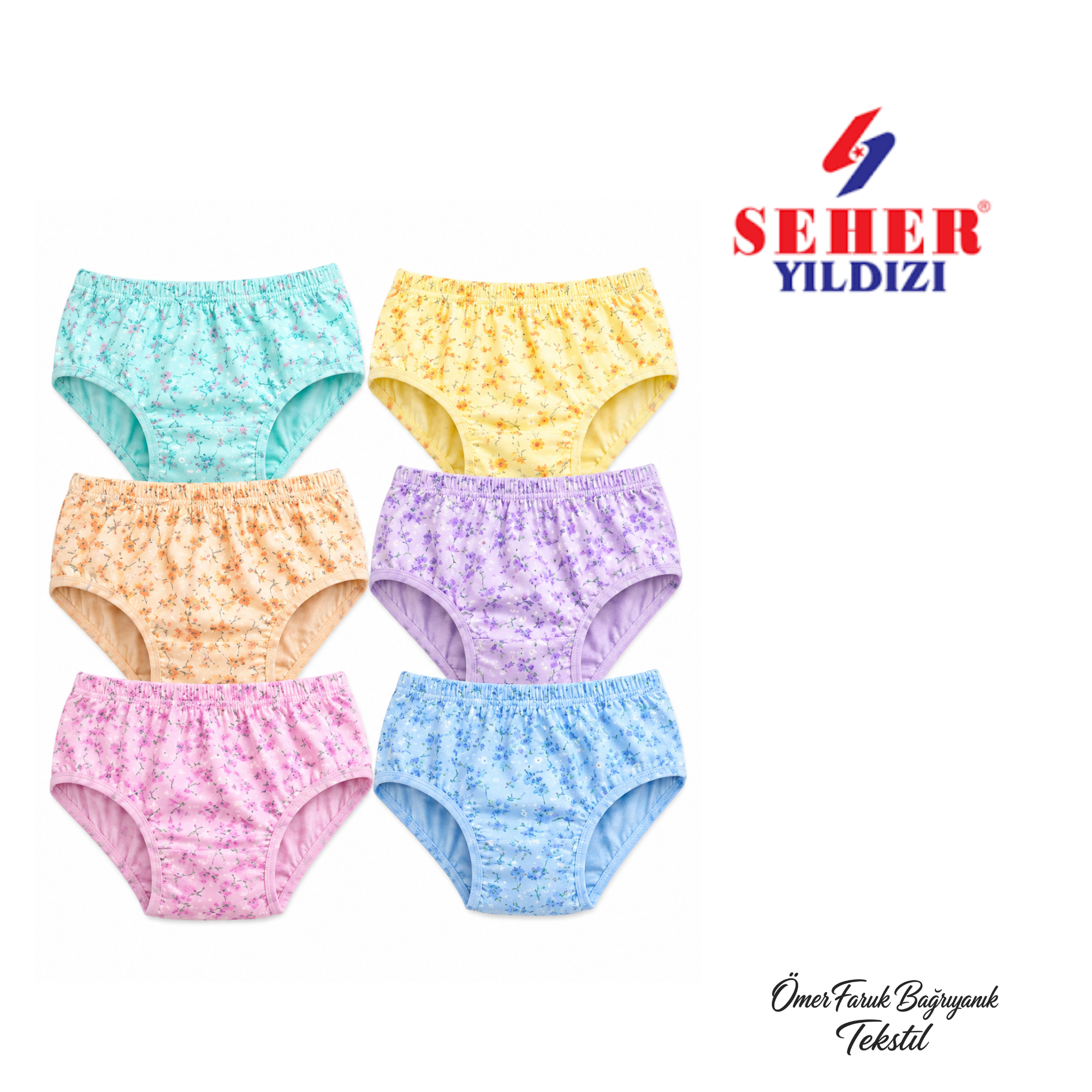 Seher Kız Çocuk Empirme Renkli Kom 0052