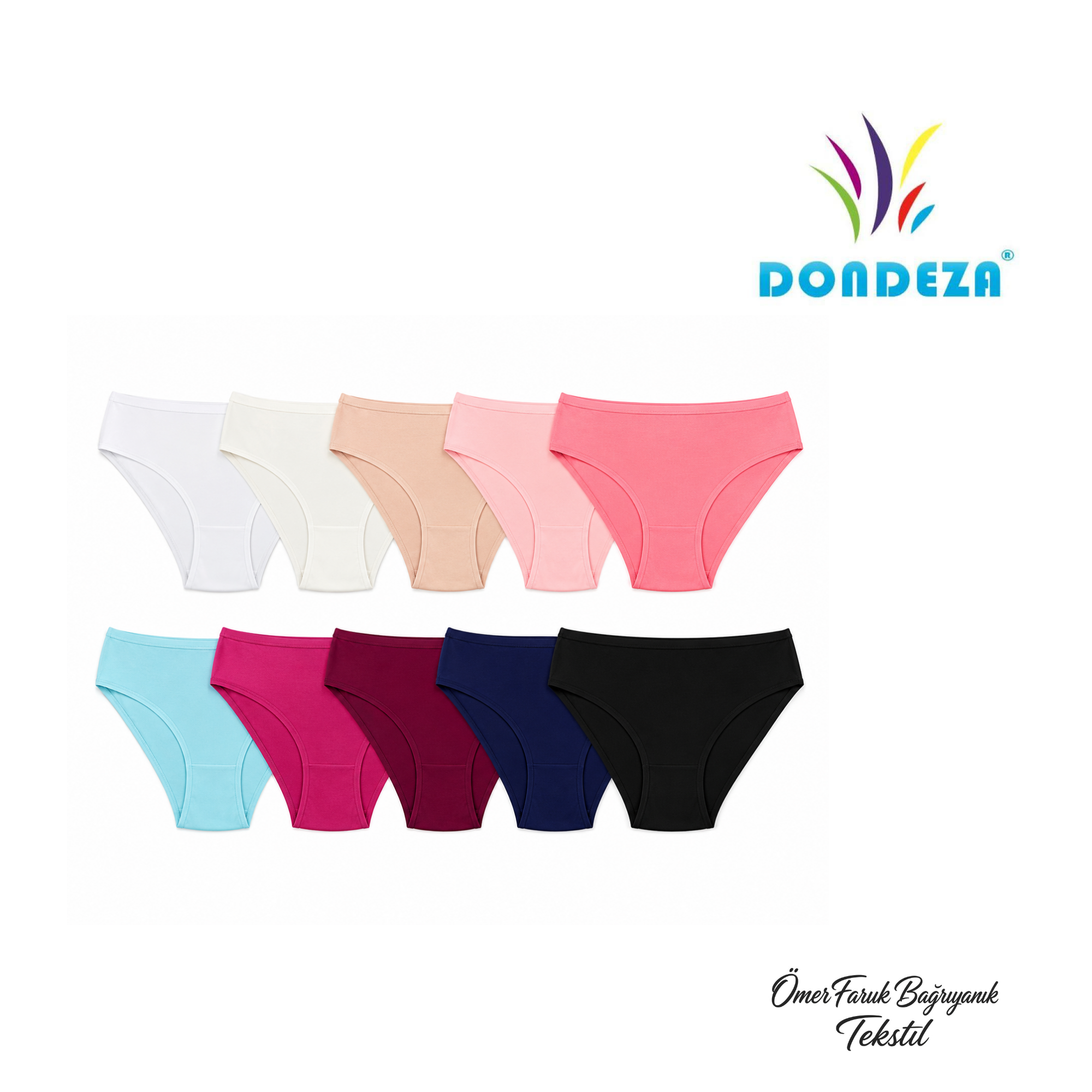 Dondeza Kadın Düz Battal 2XL Bato 602