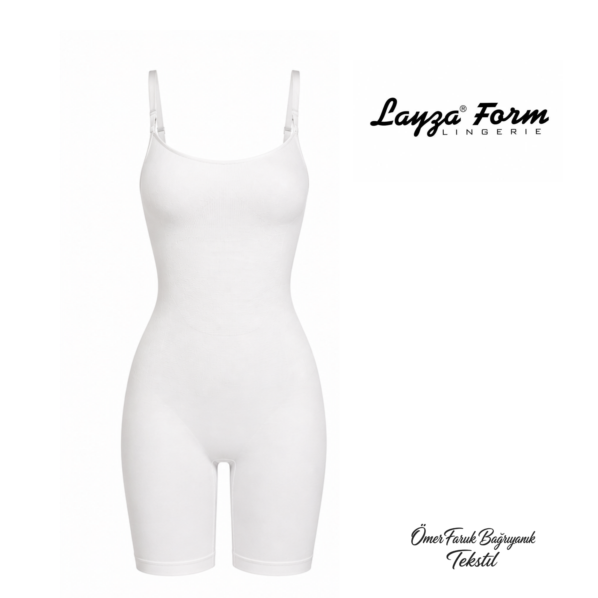 Layza Form Beyaz Boy Korse 15006