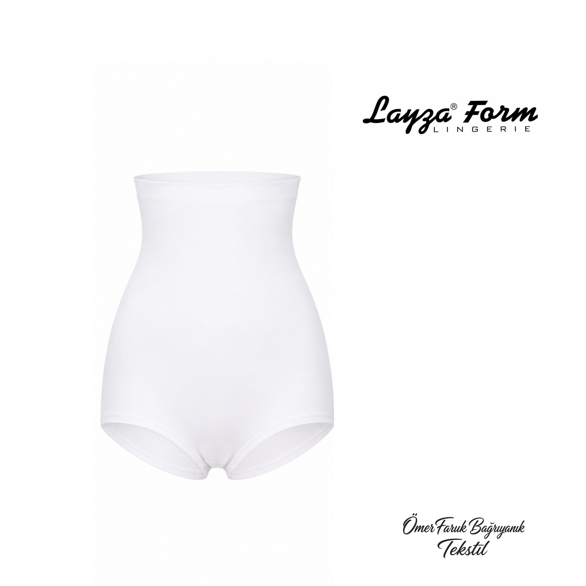 Layza Form Beyaz Kadın Slip Korse 13003