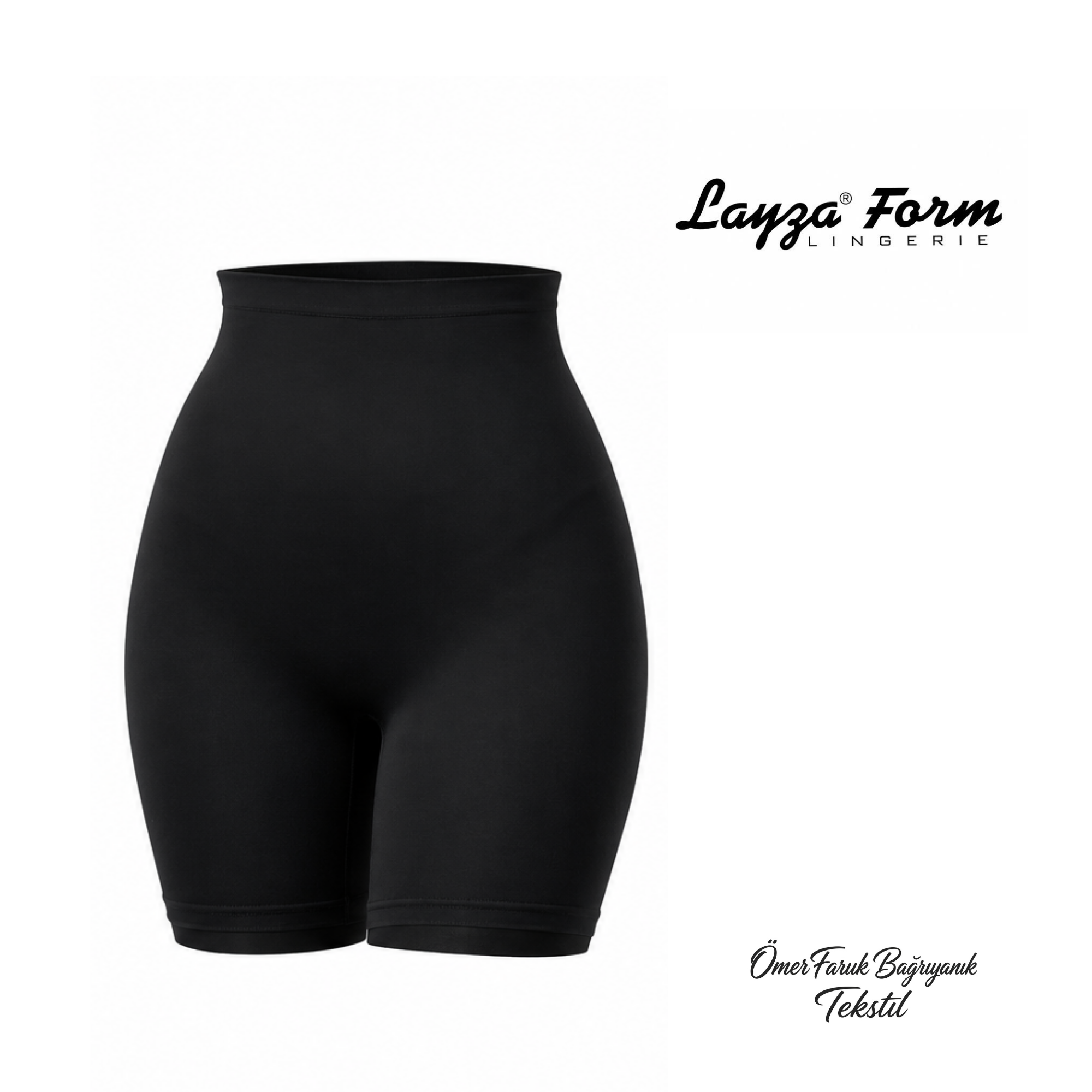 Layza Form Siyah Yüksek Bel Korse 11003