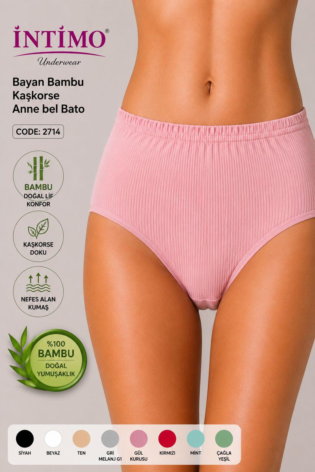 İntimo Bambu Kaşkorse Anne Bel Bayan Bato 2714