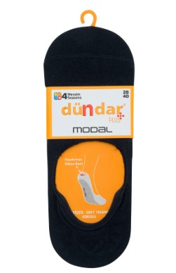 Dündar Kadın/Unisex Siyah Modal Babet 6913