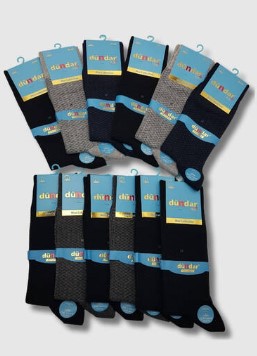 Dündar Erkek Cotton 4 Mevsim Çorap 5527