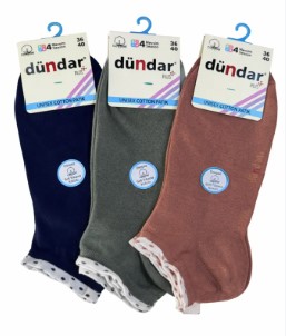 Dündar Kadın/Unisex Cotton Sports Patik 4308