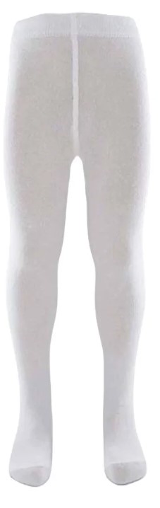 Ekinoks Beyaz Külotlu Dikişsiz Külotlu Çorap 0-14 Yaş/Tayt/XL-XXL