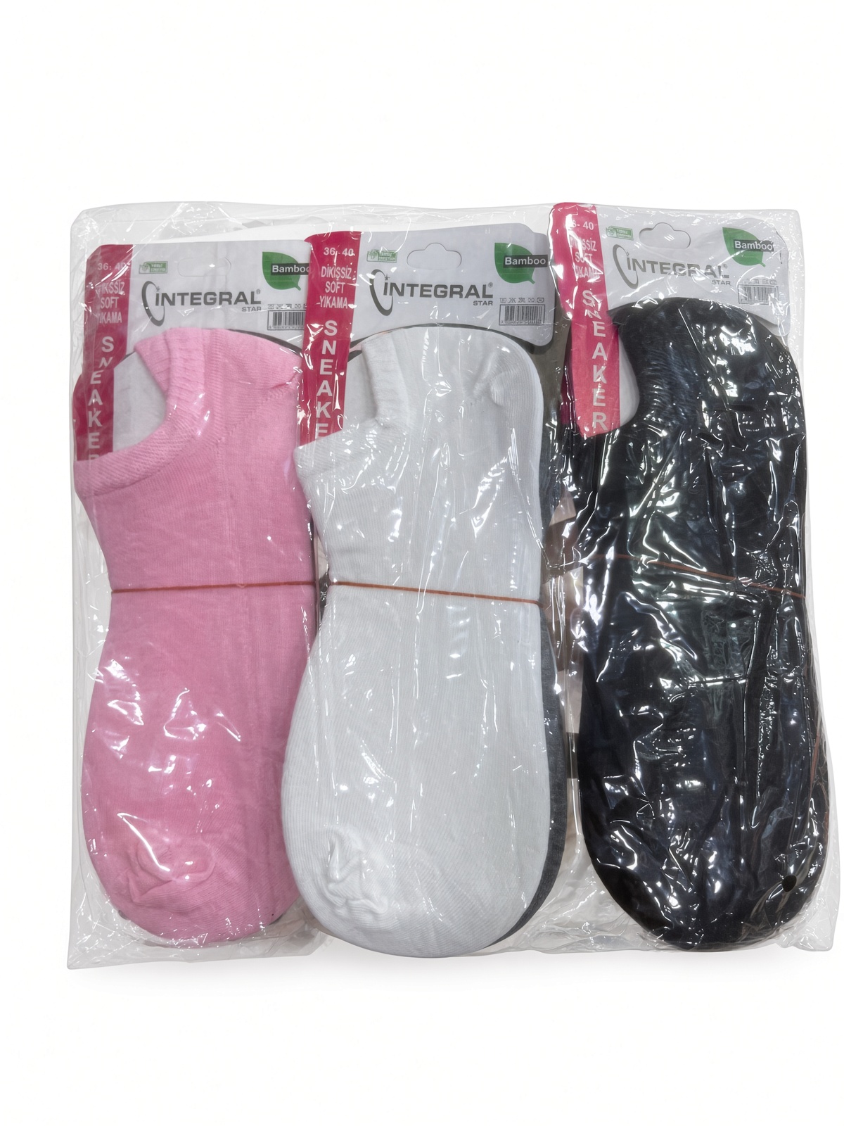 Integral Star Assorti Kadın Bambu Dikişsiz Sneaker Çorap