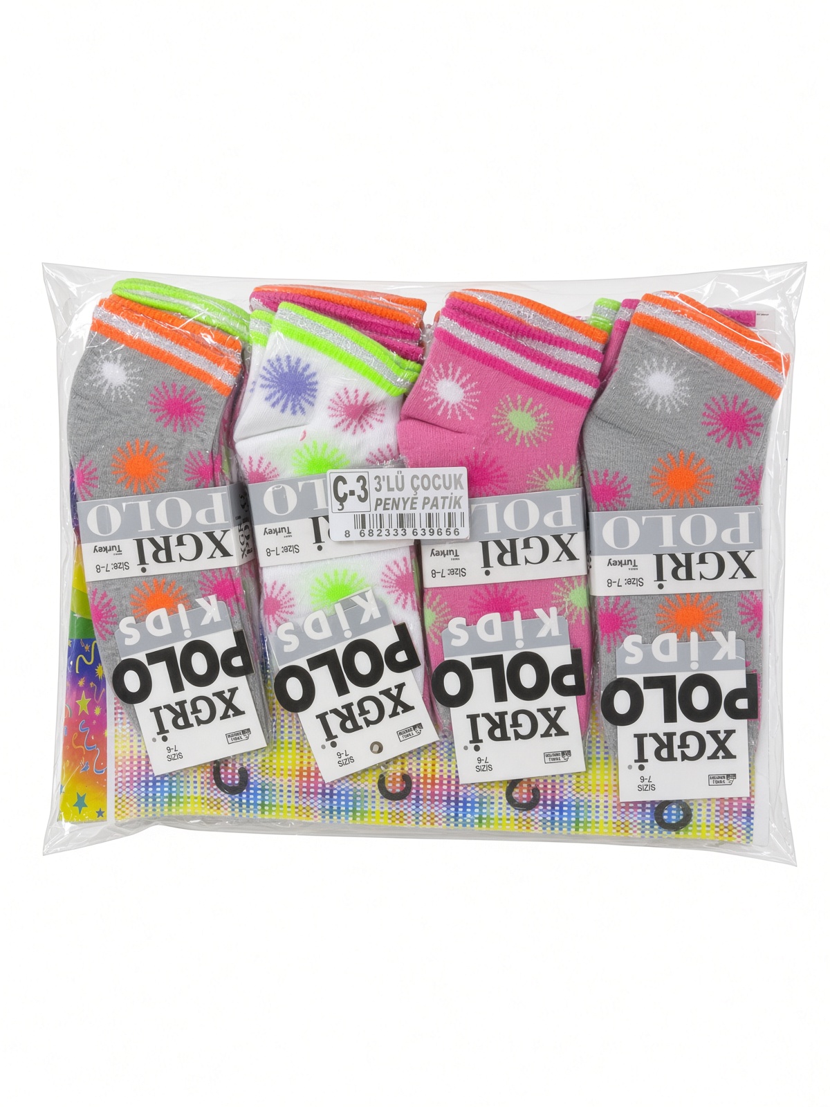 Xgri Polo Kids Assorti Çocuk Penye Patik
