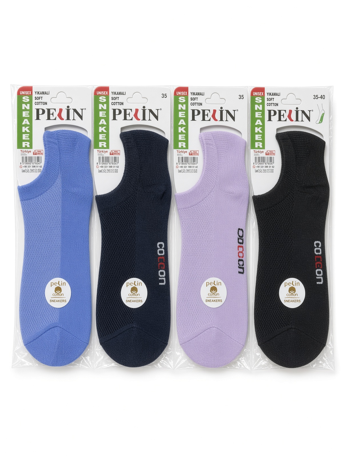 Pelin Assorti Unisex Sneaker Çorap