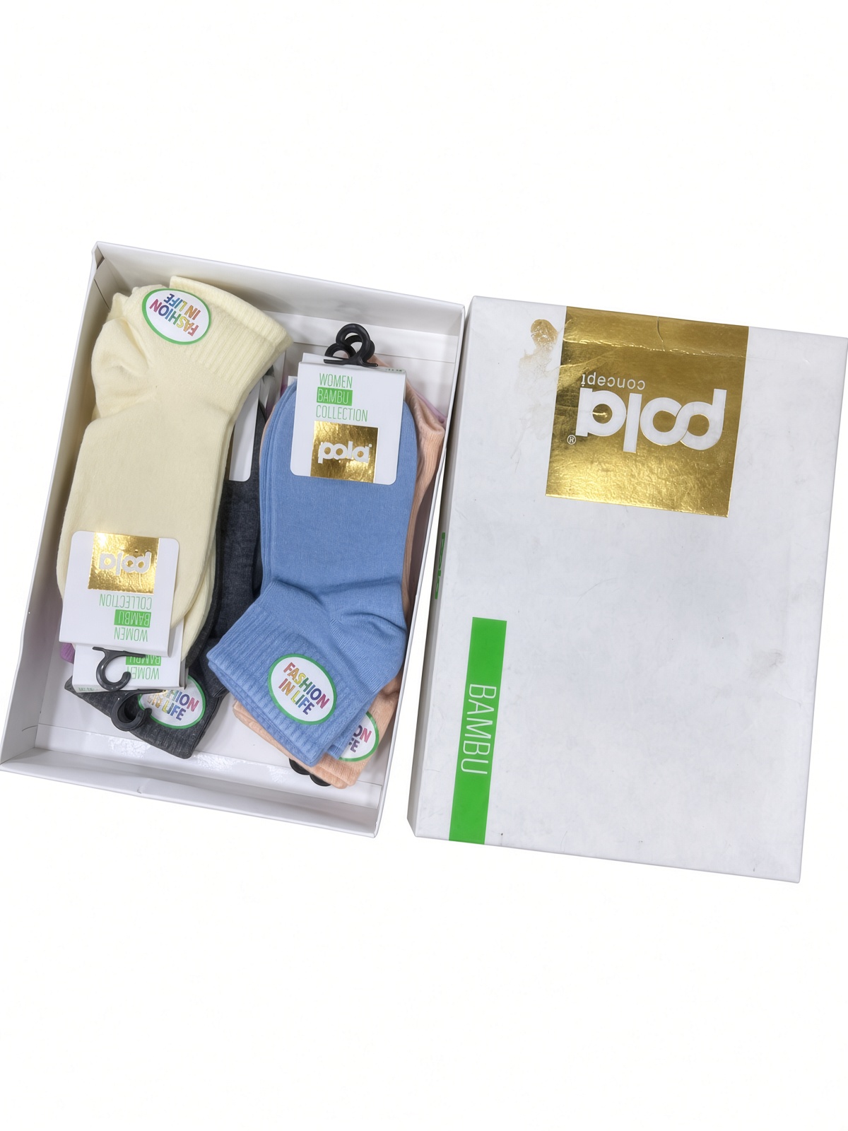 Pola Concept Assorti Kadın Bambu Çorap Kutulu