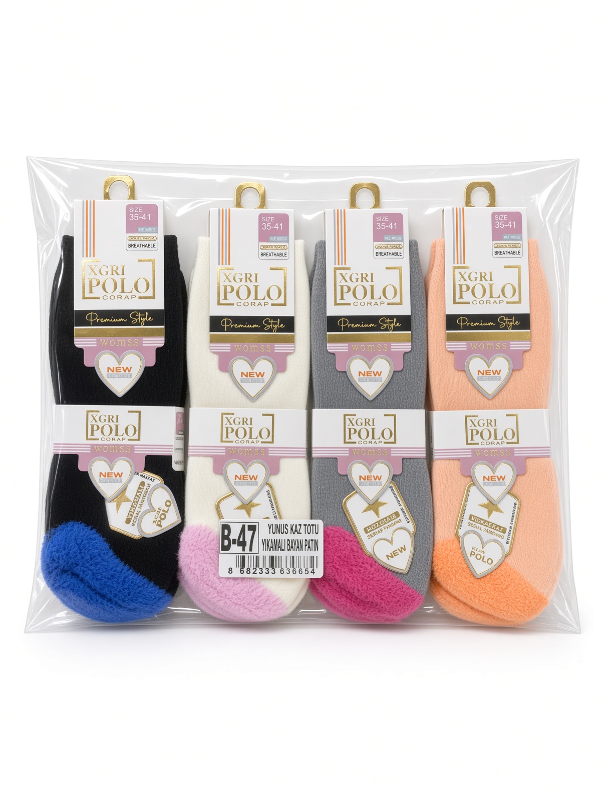 Xgri Polo Assorti Yunus Kaz Tutu Kadın Patik